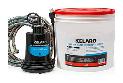 Kelaro Tankless Water Heater Flushing Pump