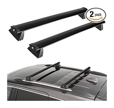 MotorFansClub Roof Rack Cross Bars Fit for Compatible with Jeep Cherokee 2014-2019 Crossbars