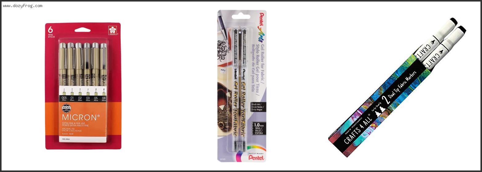 Best Pen For Quilt Labels